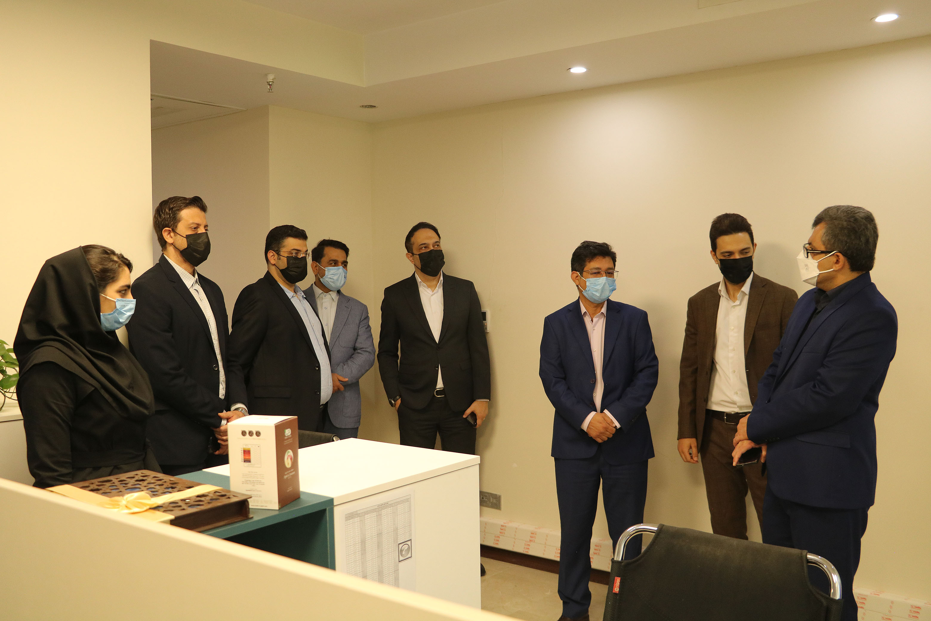 بازدید مديرعامل جدید شركت خدمات انفورماتيك از شرکت خدمات انفورماتیک نوین کیش 